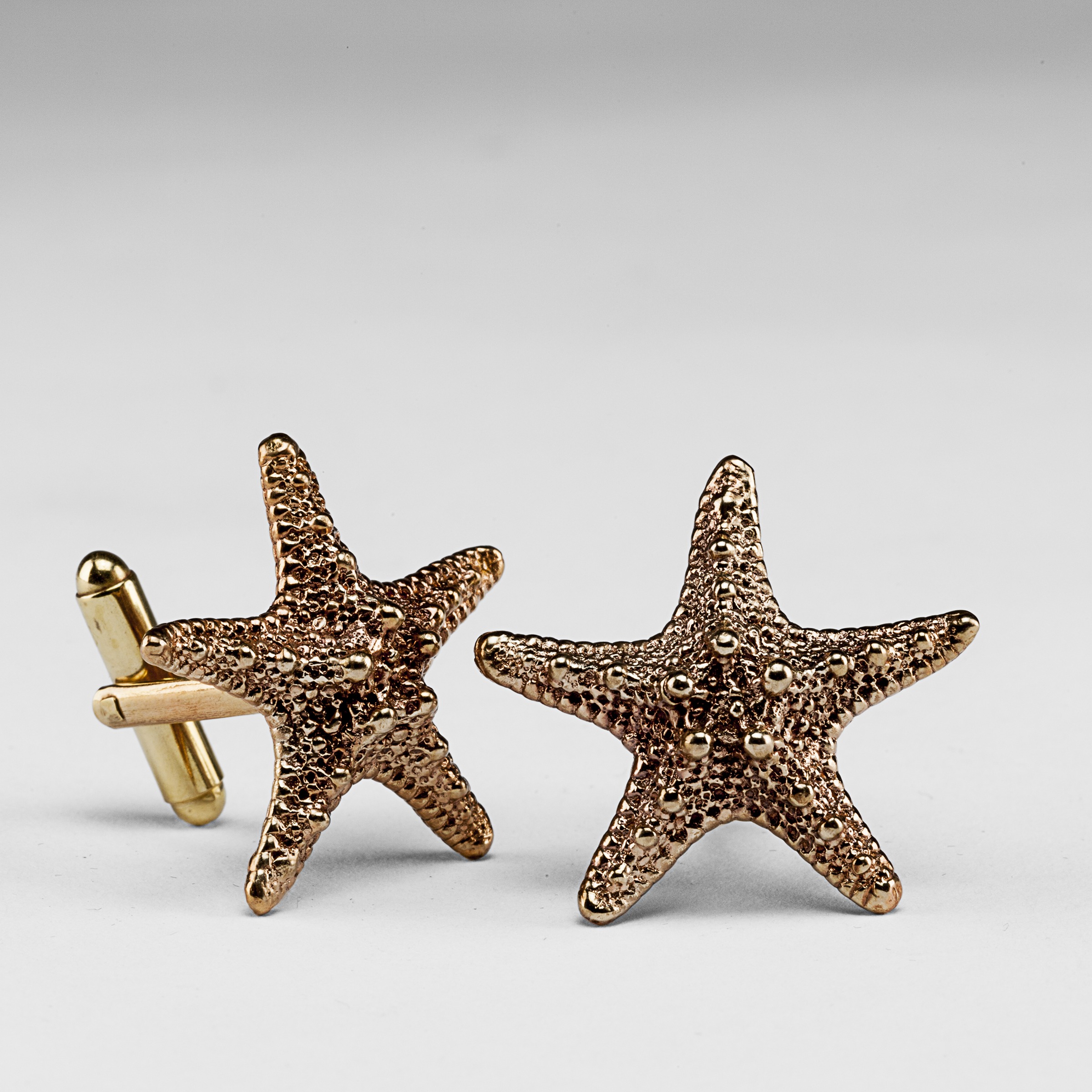 Starfish Brass Cufflinks
