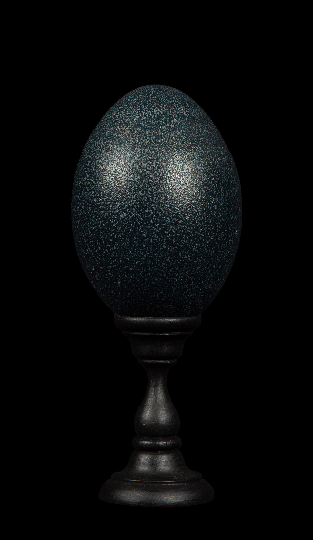 Mounted Emu Egg, Small, 8.5″ H