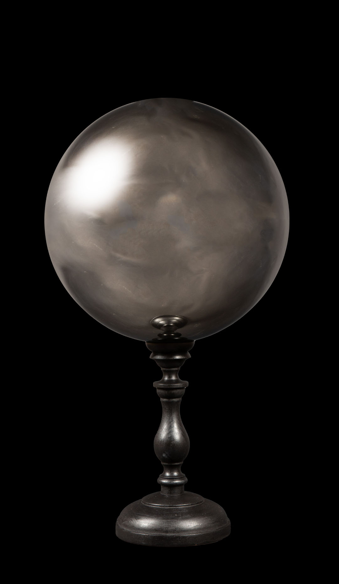 Mounted “Butler’s Ball” or “Gazing Ball”- Discreet Gaze 18″