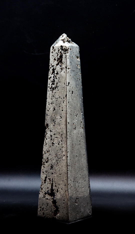 large-pyrite-obelisk-silver-hand-carved