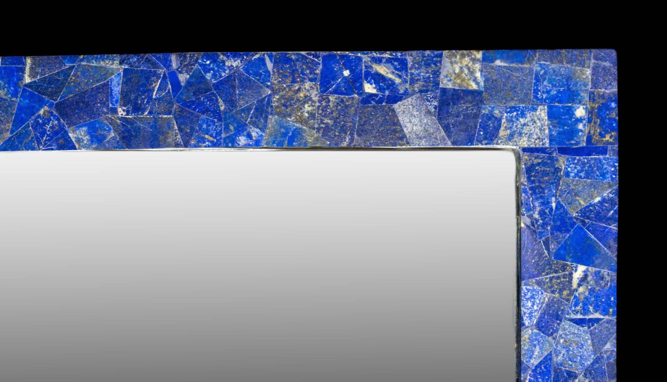 Lapis Lazuli Framed Mirror