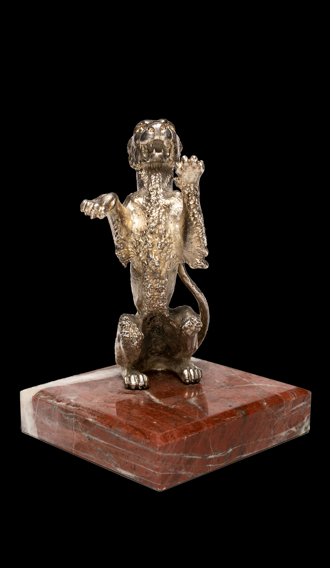 Car Radiator Ornament/Mascot of a Lioness Stamped Odiot, Paris