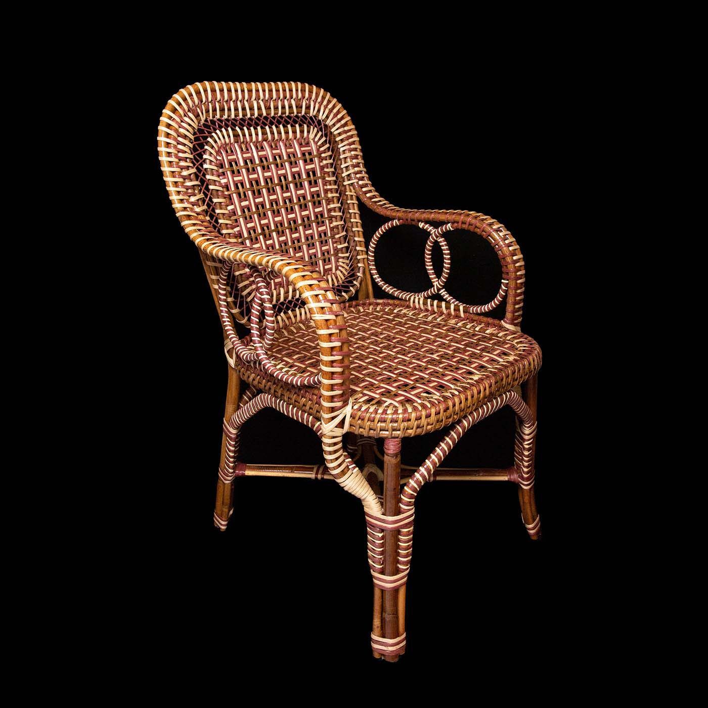 Creel and Gow Marshan Rattan Arm Chair