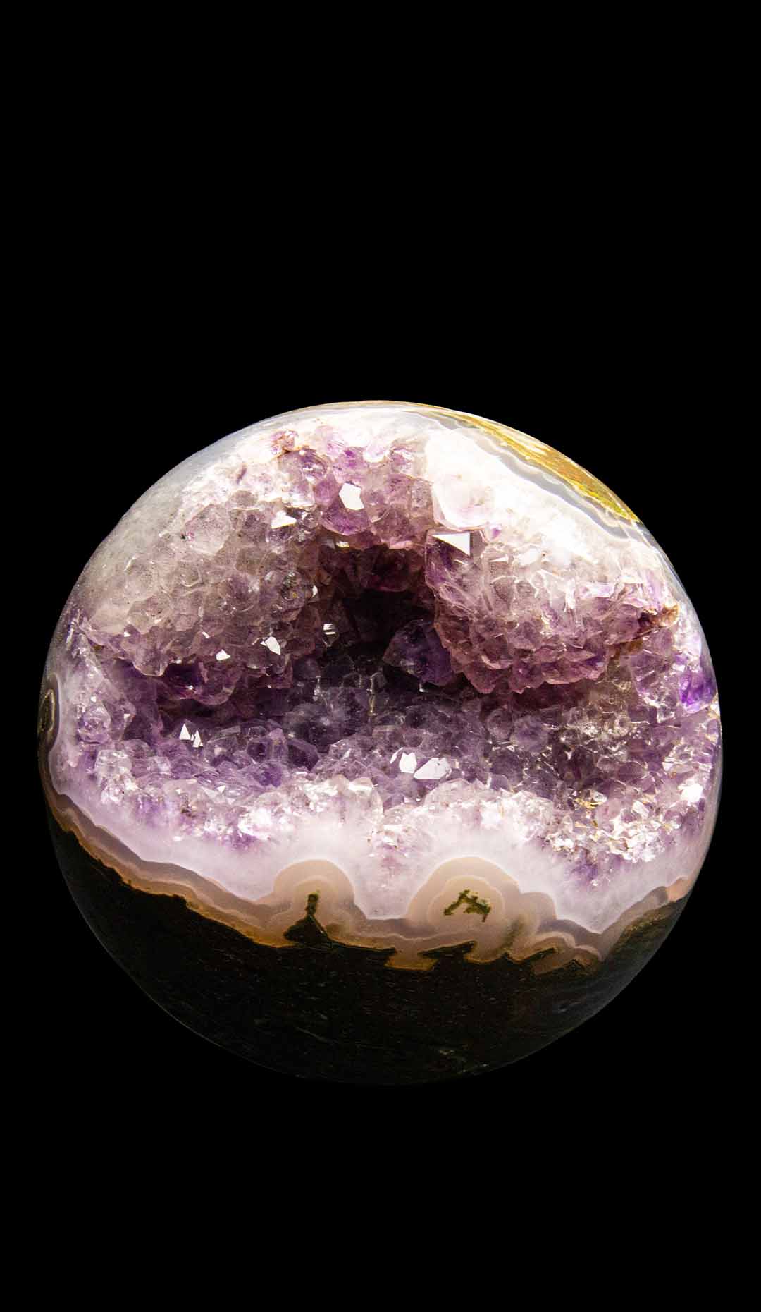 Amethyst Geode Sphere, 5″