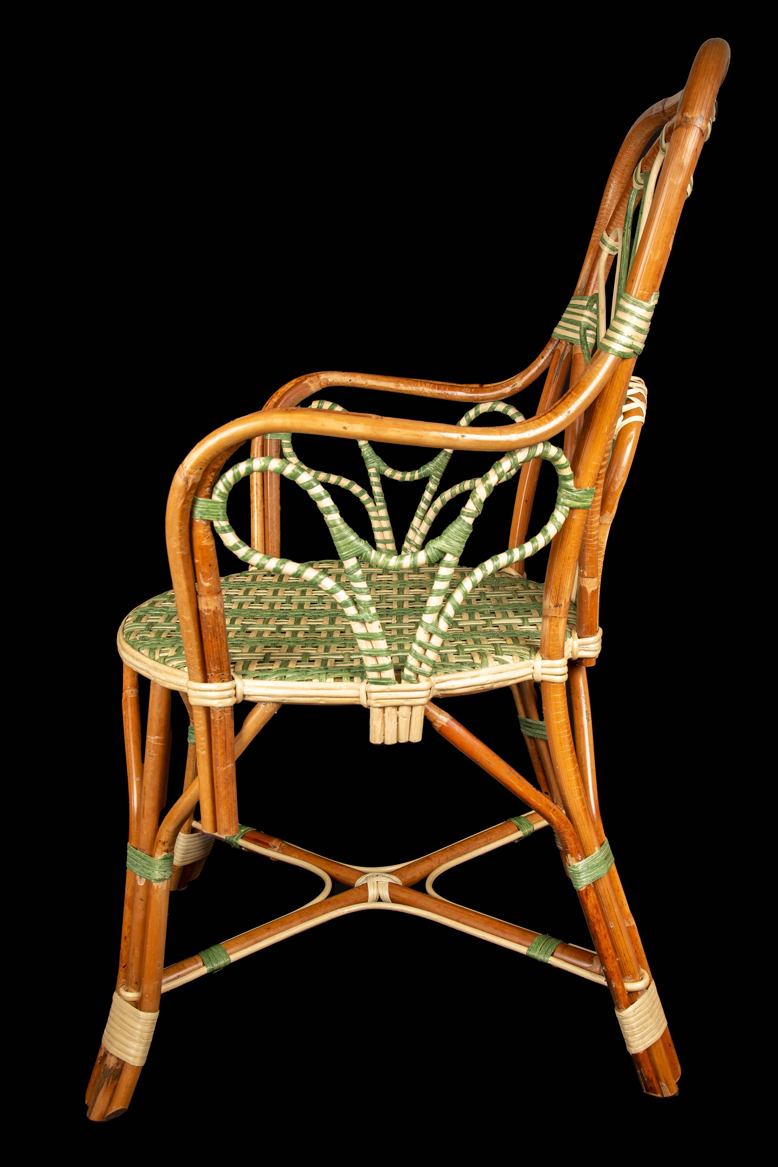 Peacock Rattan Arm Chair