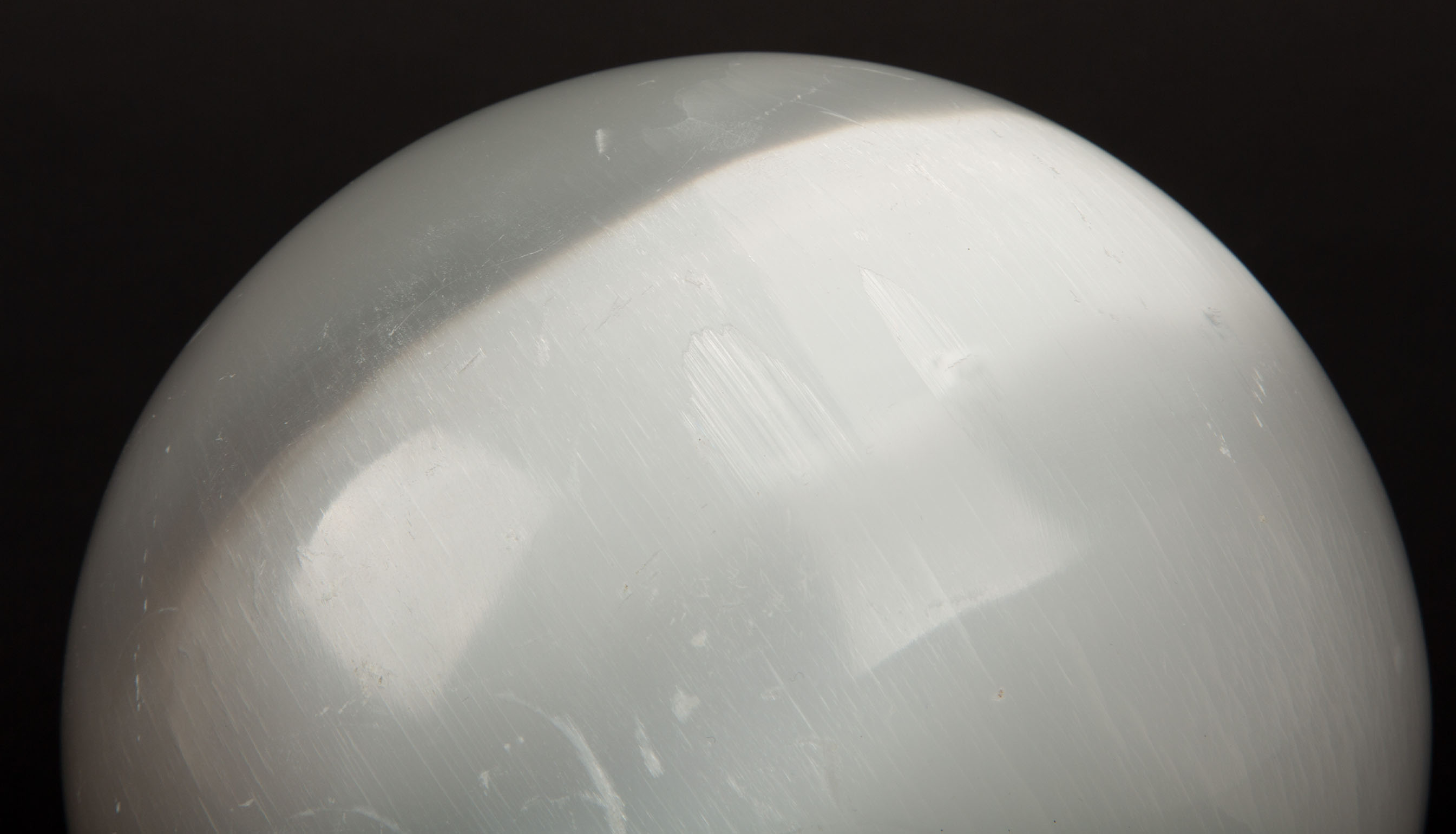Selenite Sphere, Large