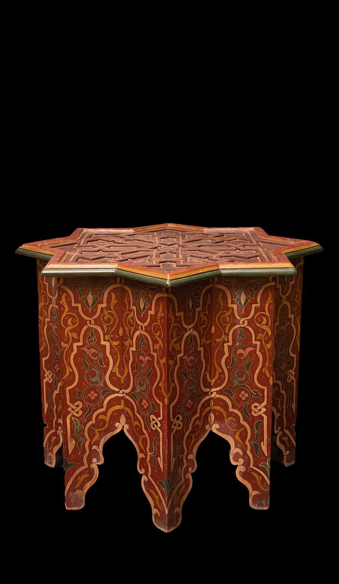 Painted Moorish Table