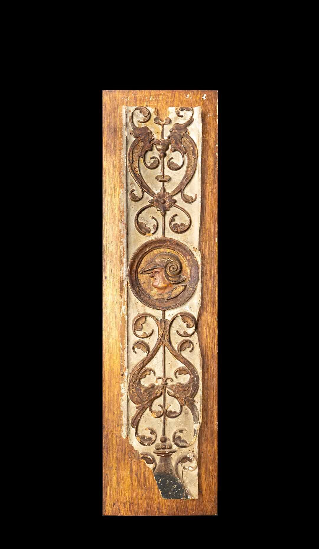 Wooden Polychrome Panel