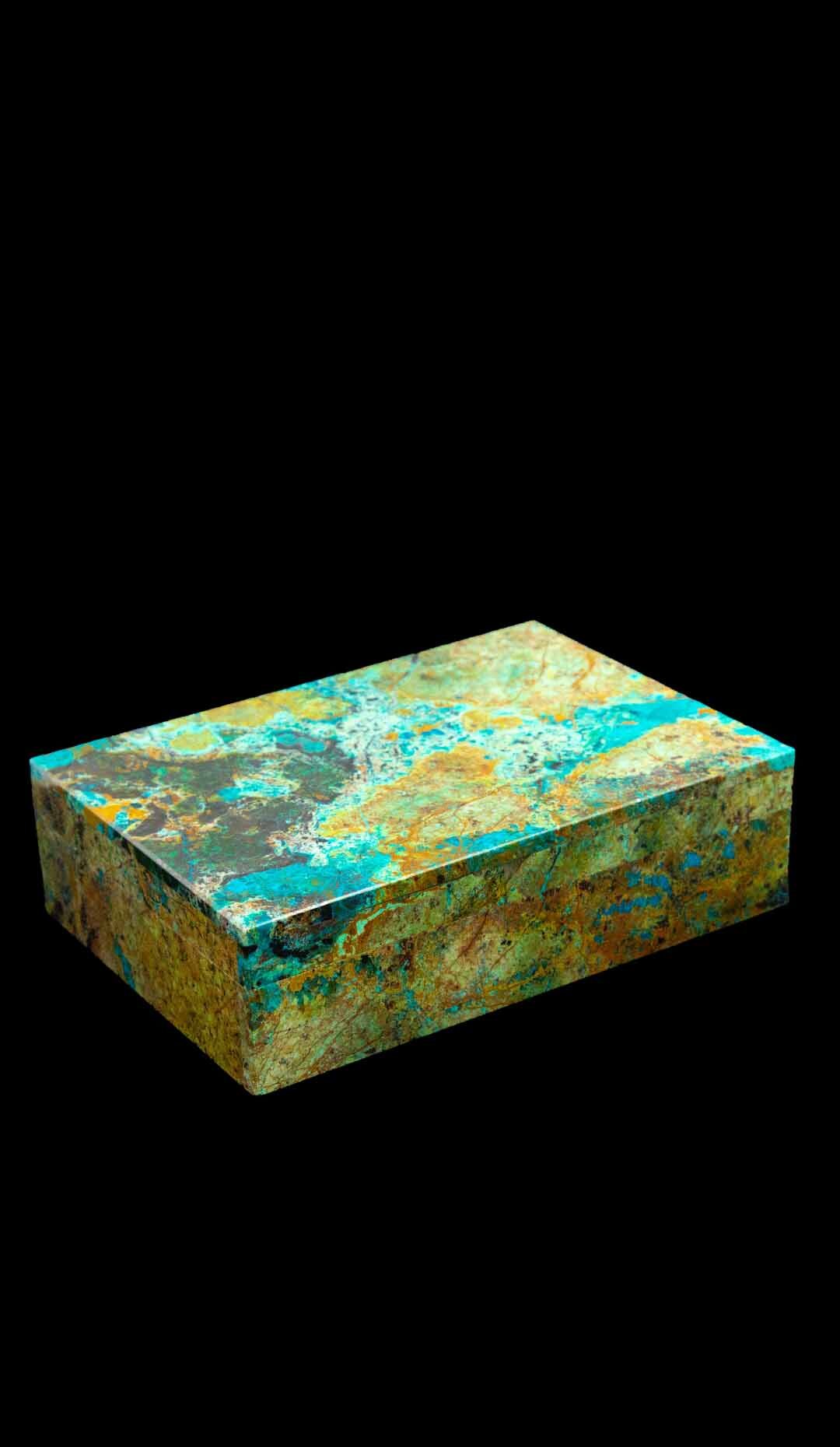 Chrysocolla Mineral Box