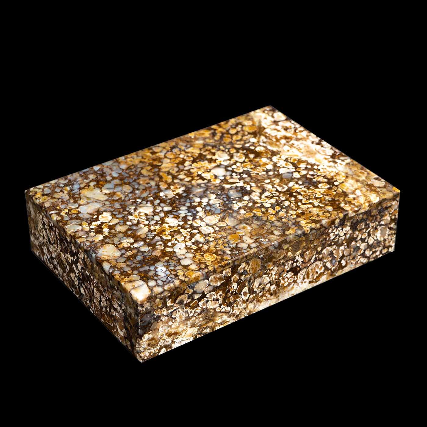Conglomerate Mineral Hinged Box