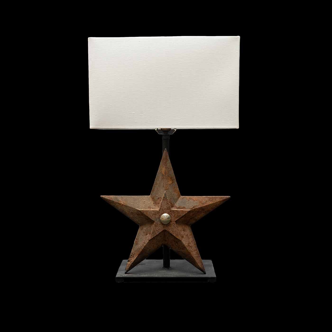 Cast Iron Star Lamp