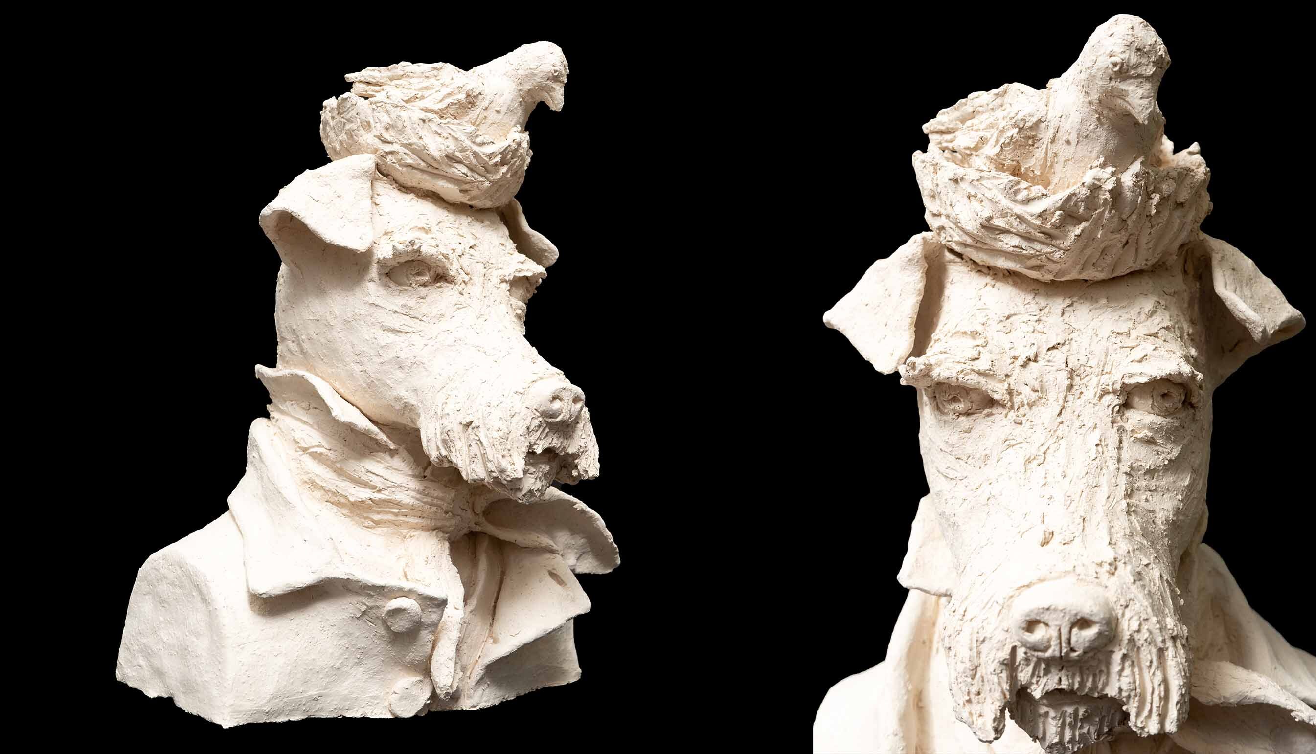 Anthropomorphic Terracotta Bust