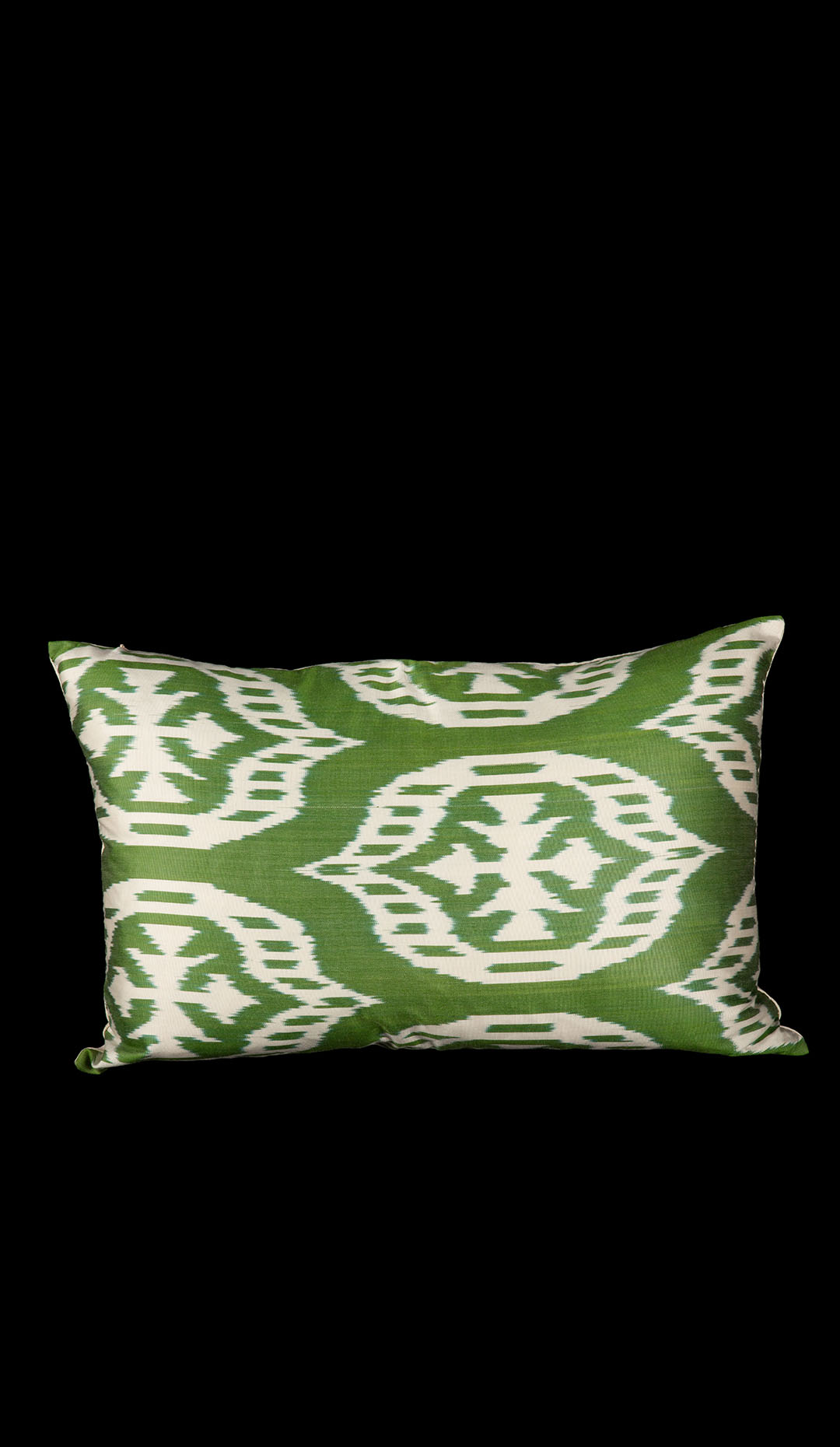 Ikat Pillowcover, Charcoal & Blue