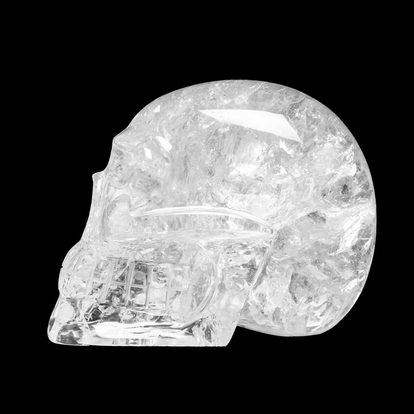 Carved Rock Crystal Skull