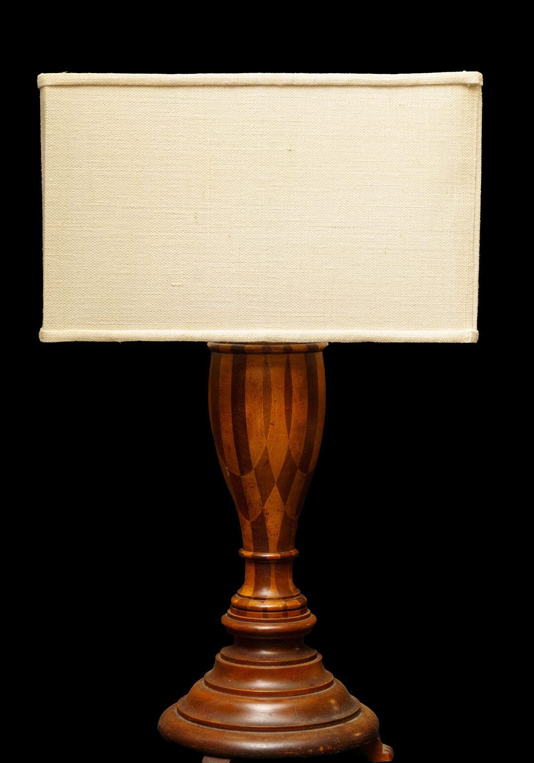 Marquetry Lamp