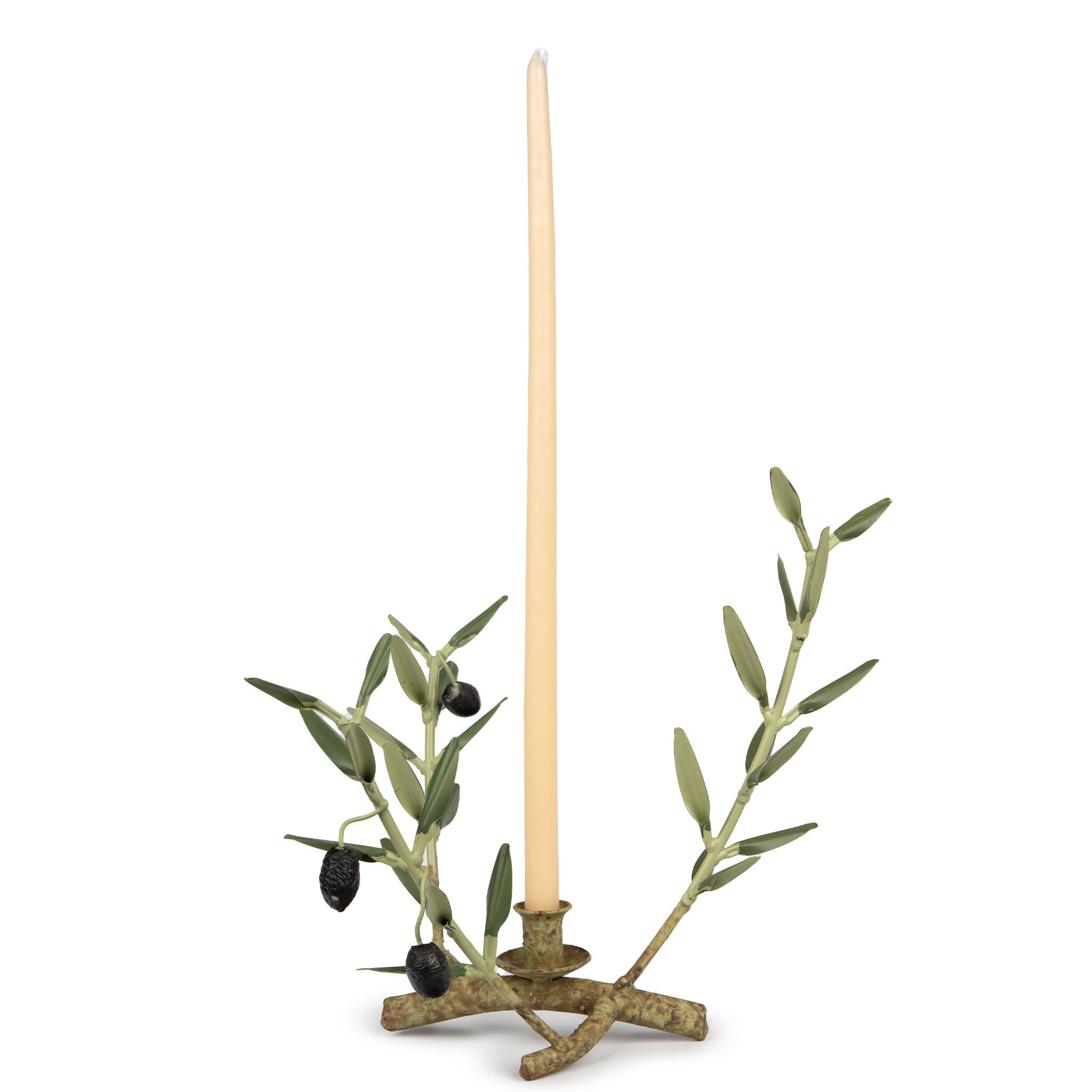 Olive Branch Candle Holder