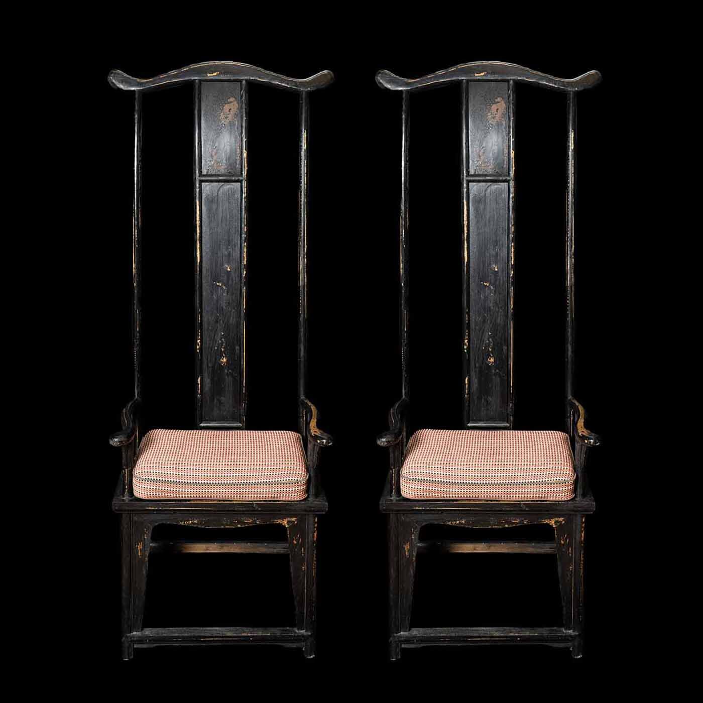 Pair of Asian Throne Chairs
