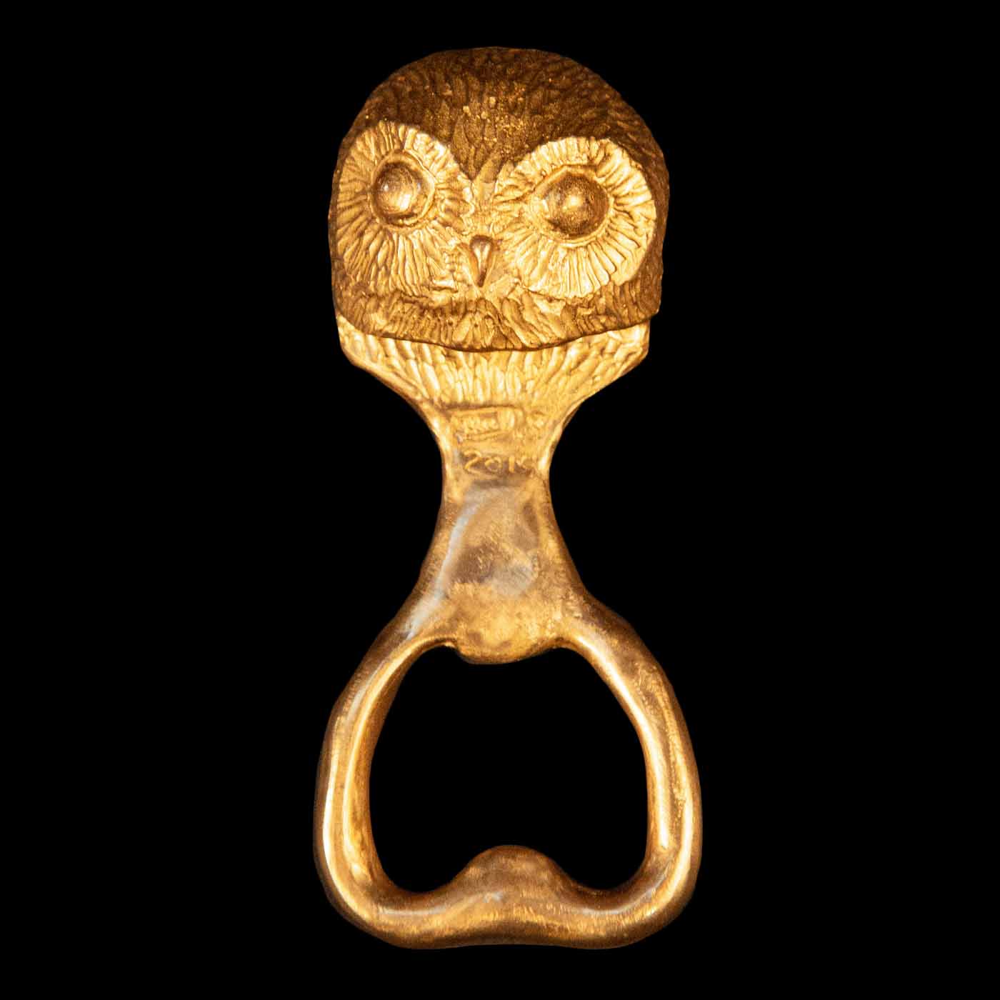 Brass Owl Bottle Opener Creel and Gow