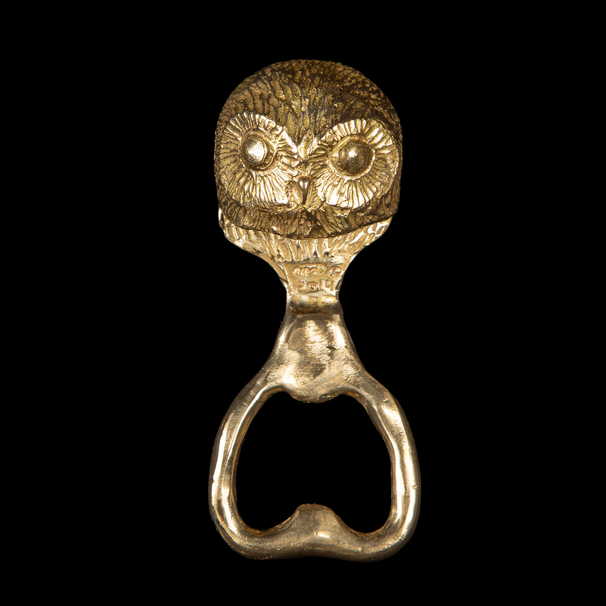 Brass Owl Bottle Opener