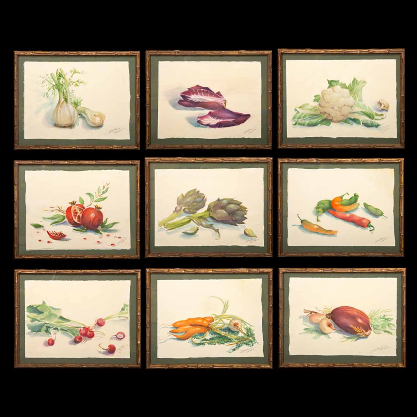 Fruit and Veggie Watercolor Collection