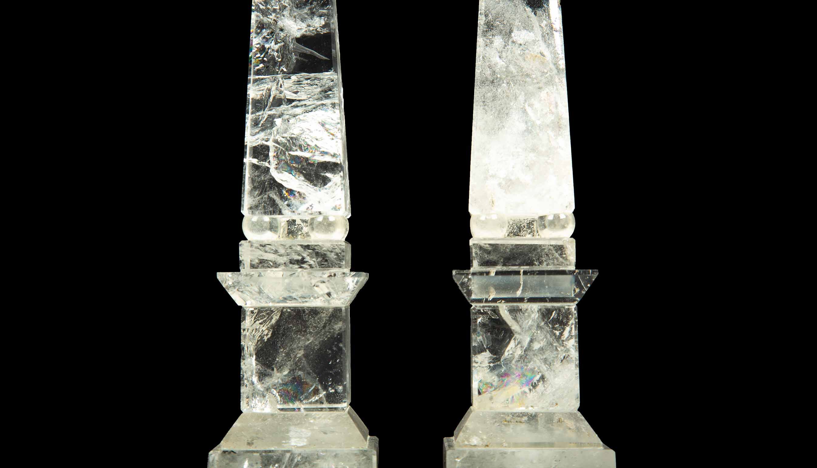 Rock Crystal Obelisk, 8.5