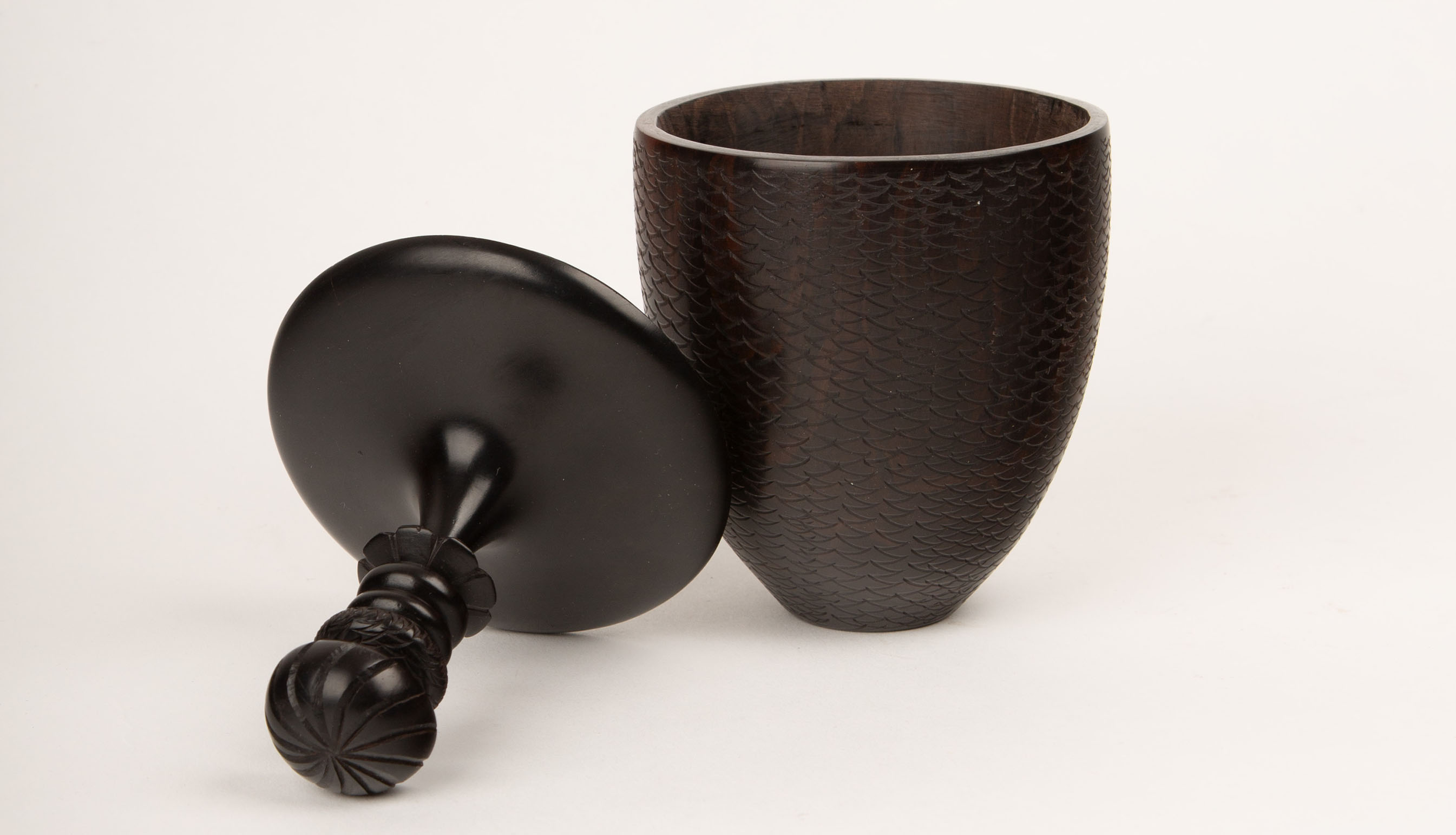 Turned Ebony Vessel XIX