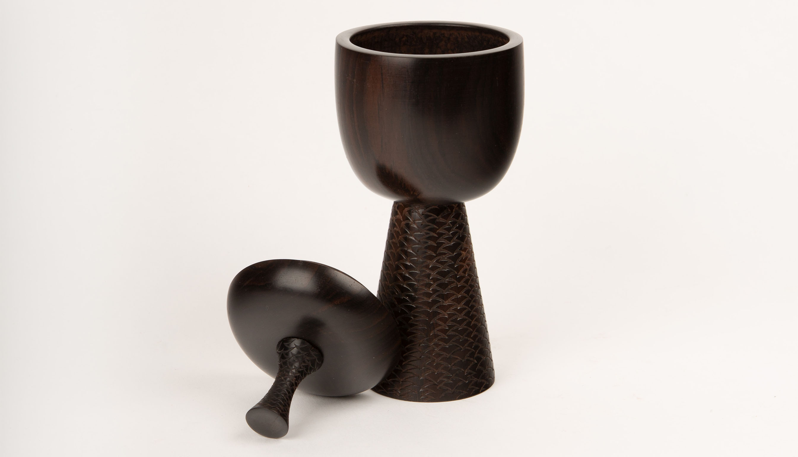 Turned Ebony Vessel