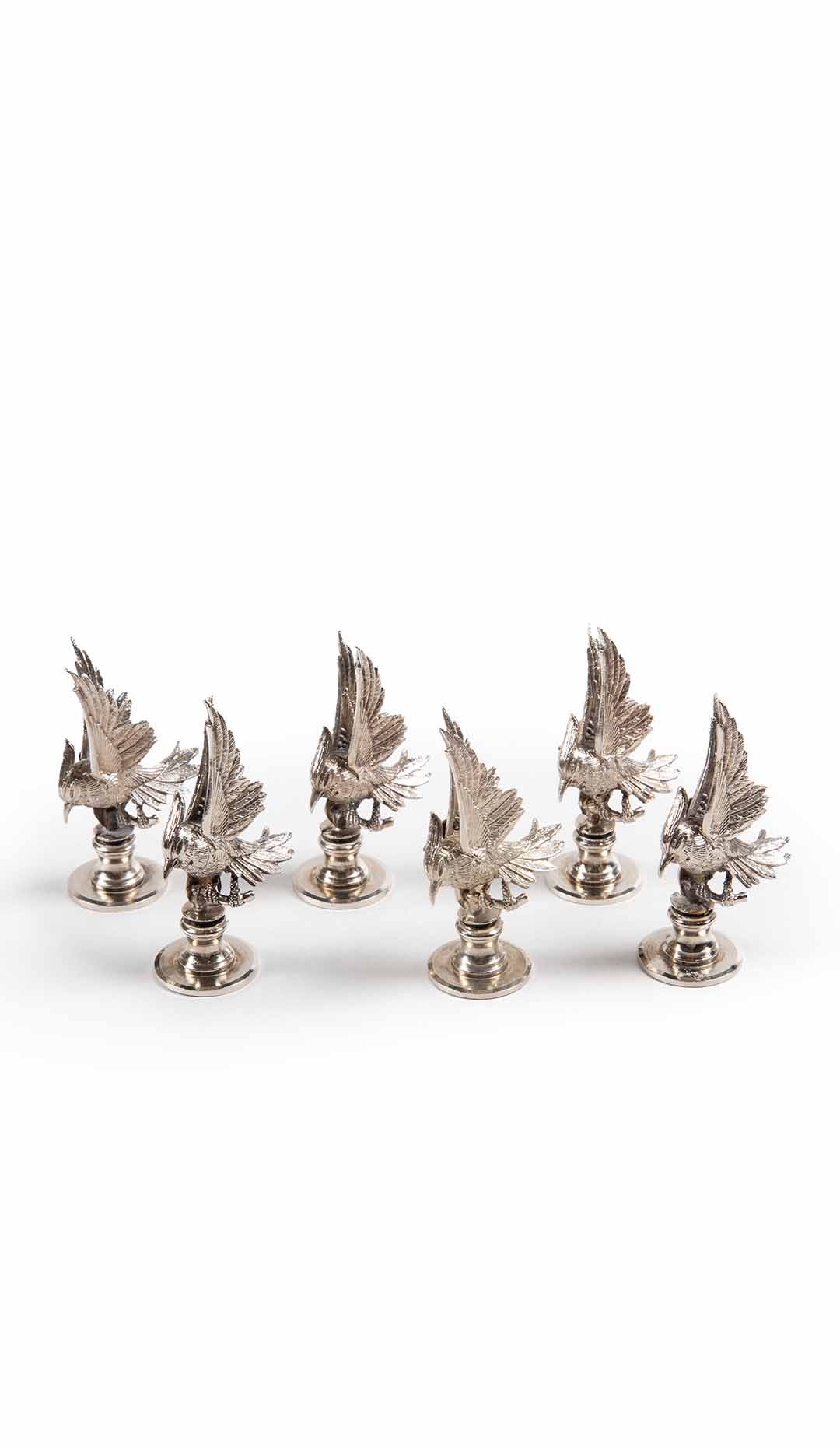 Set of 6 Bird Place card Holders