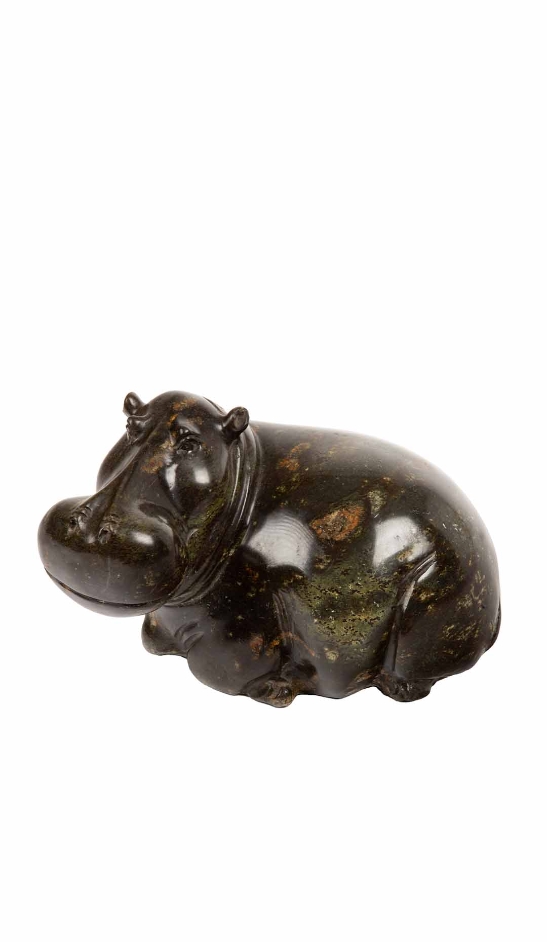 Carved Stone Hippo