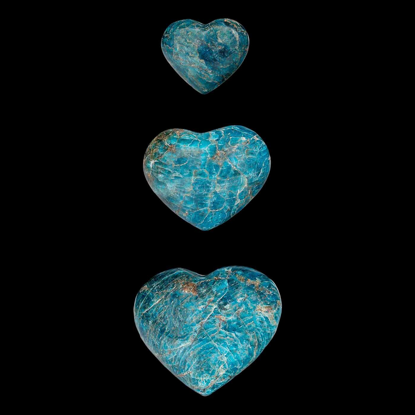 Blue Apatite Heart