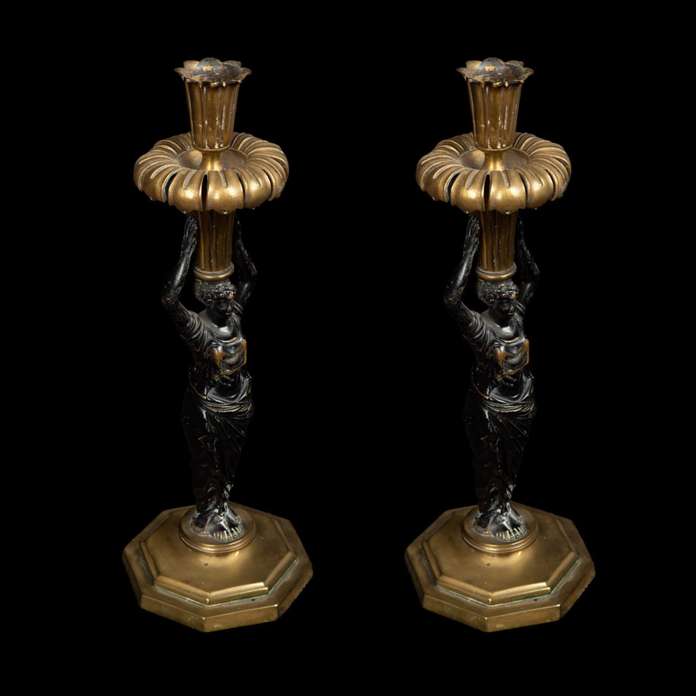 Early 20th Century Candlestick, Pair