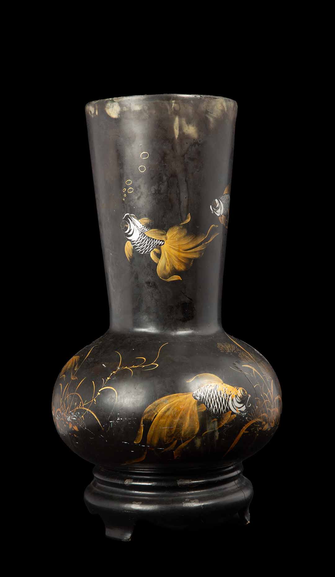 Early 20th Century Vietnamese Enameled Vase