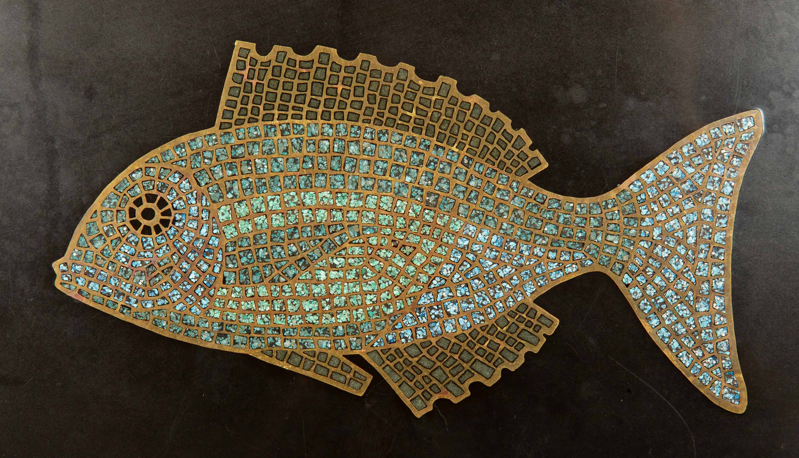 Mid-Century Couroc Fish Tray