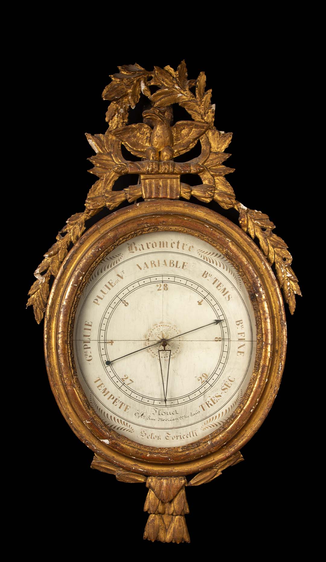 Exquisite 1800 Parisian Mercury Barometer: Elegance in Science