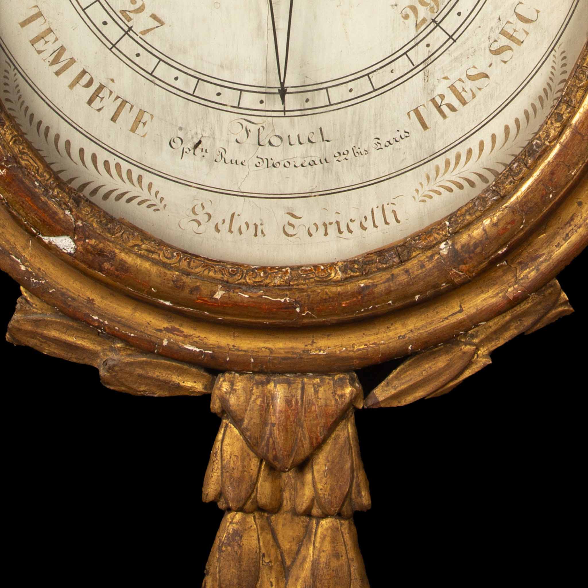 Exquisite 1800 Parisian Mercury Barometer: Elegance in Science