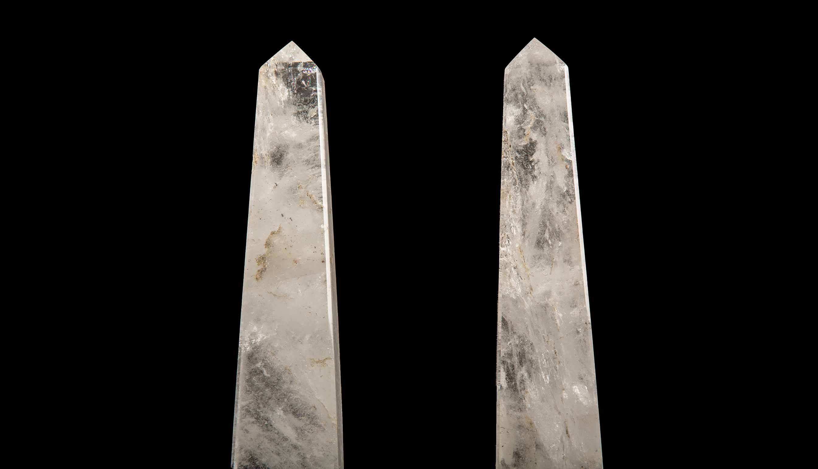 Rock Crystal Obelisk, 10.5