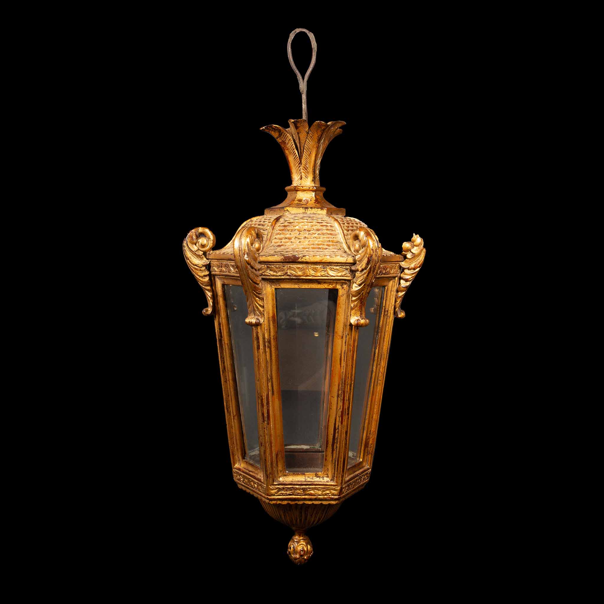 Gilded Elegance: 19th Century Venetian Lantern
