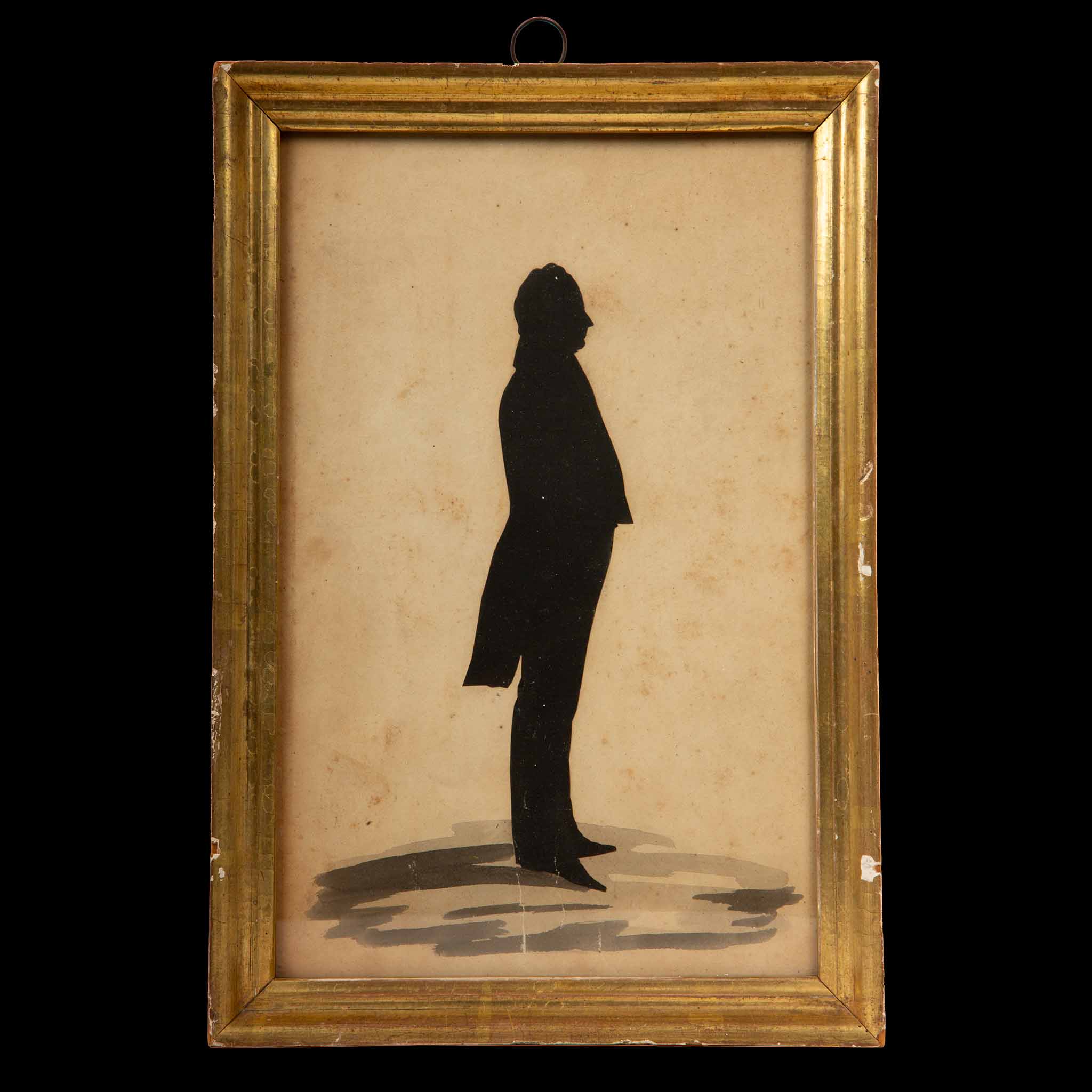 Gilt Framed Silhouette of a Gentleman
