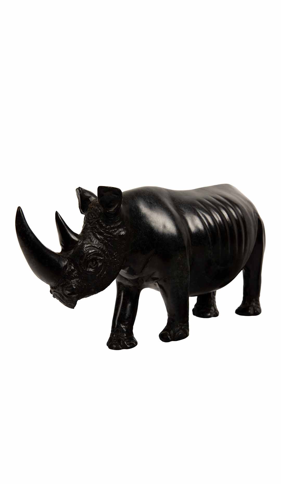 Carved Stone Rhino