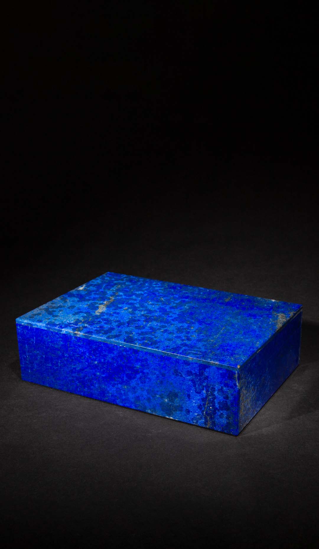 Lapis Lazuli Hinged Box, 6″