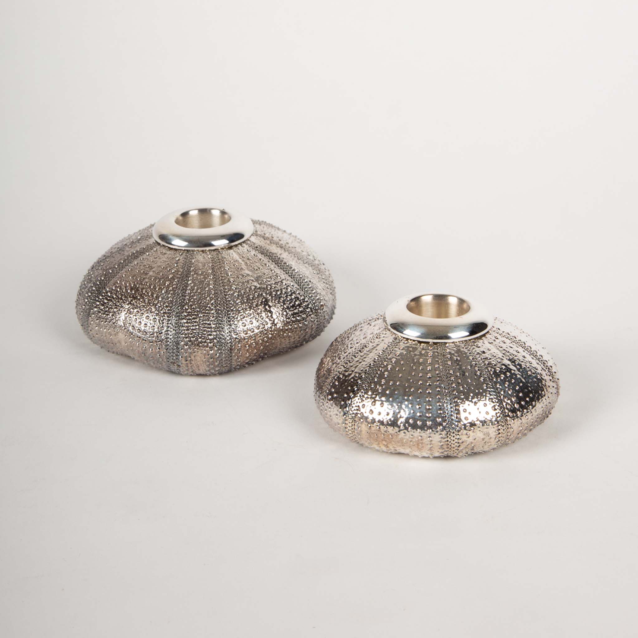 Silvered Urchin Candle Holder by Creel and Gow | Creel and Gow