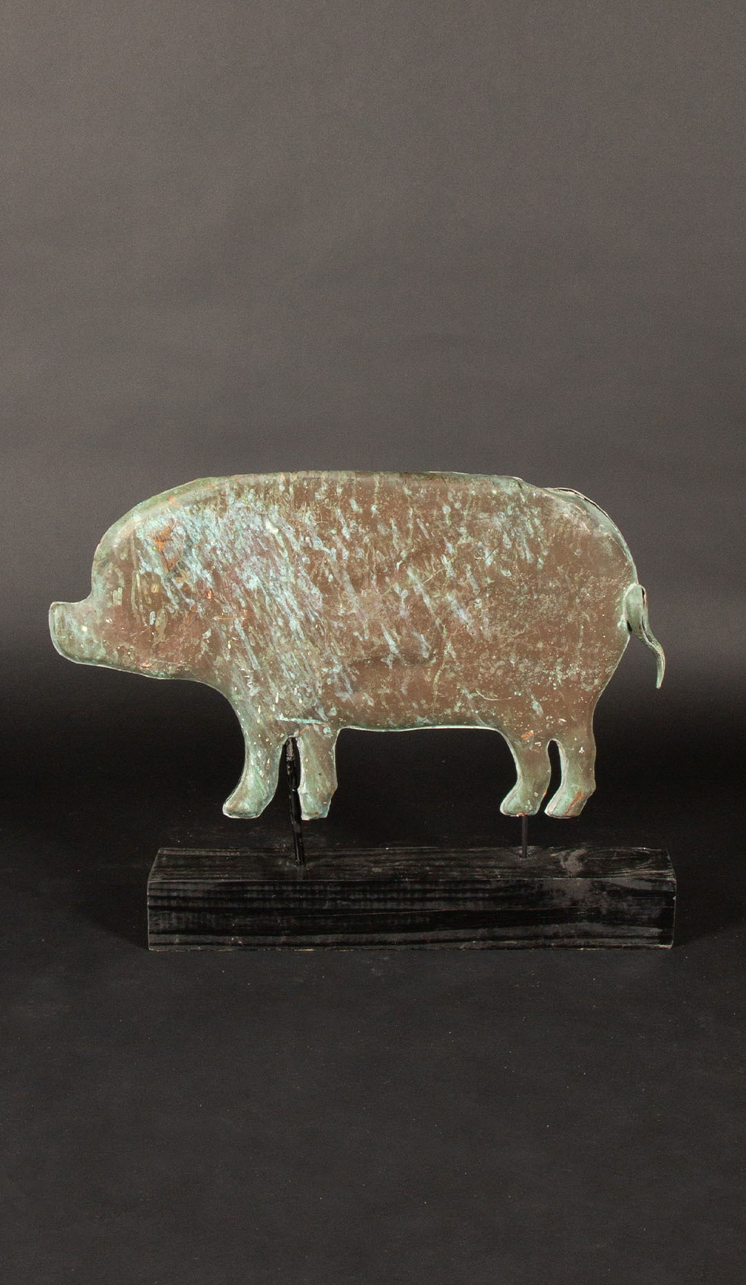 Copper Pig Weathervane