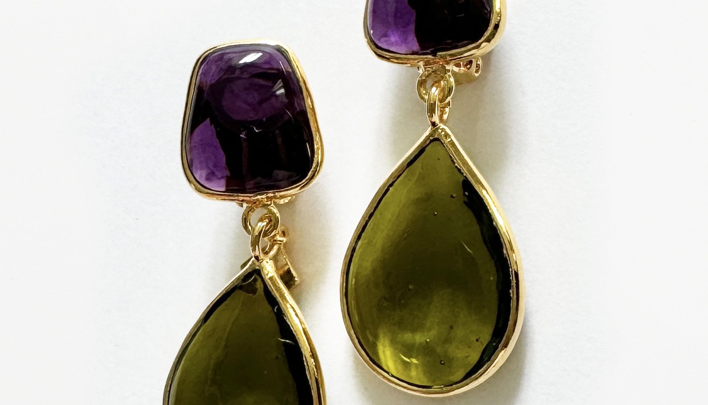 Lou lou De La Falaise Double Trapeze Earrings