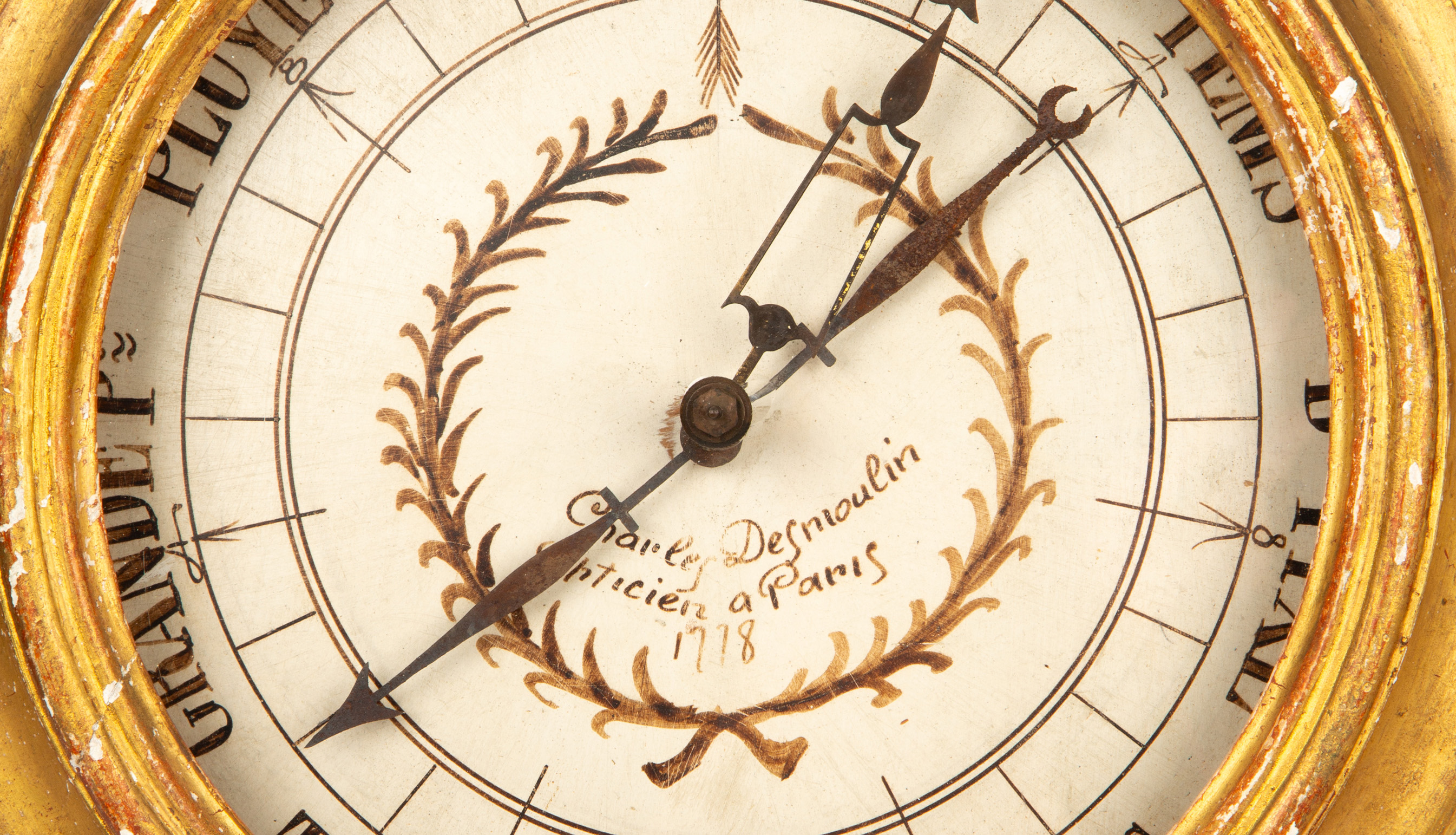 Weather in Style: Exquisite 18th-Century French Barometer by Charles Desnioulin