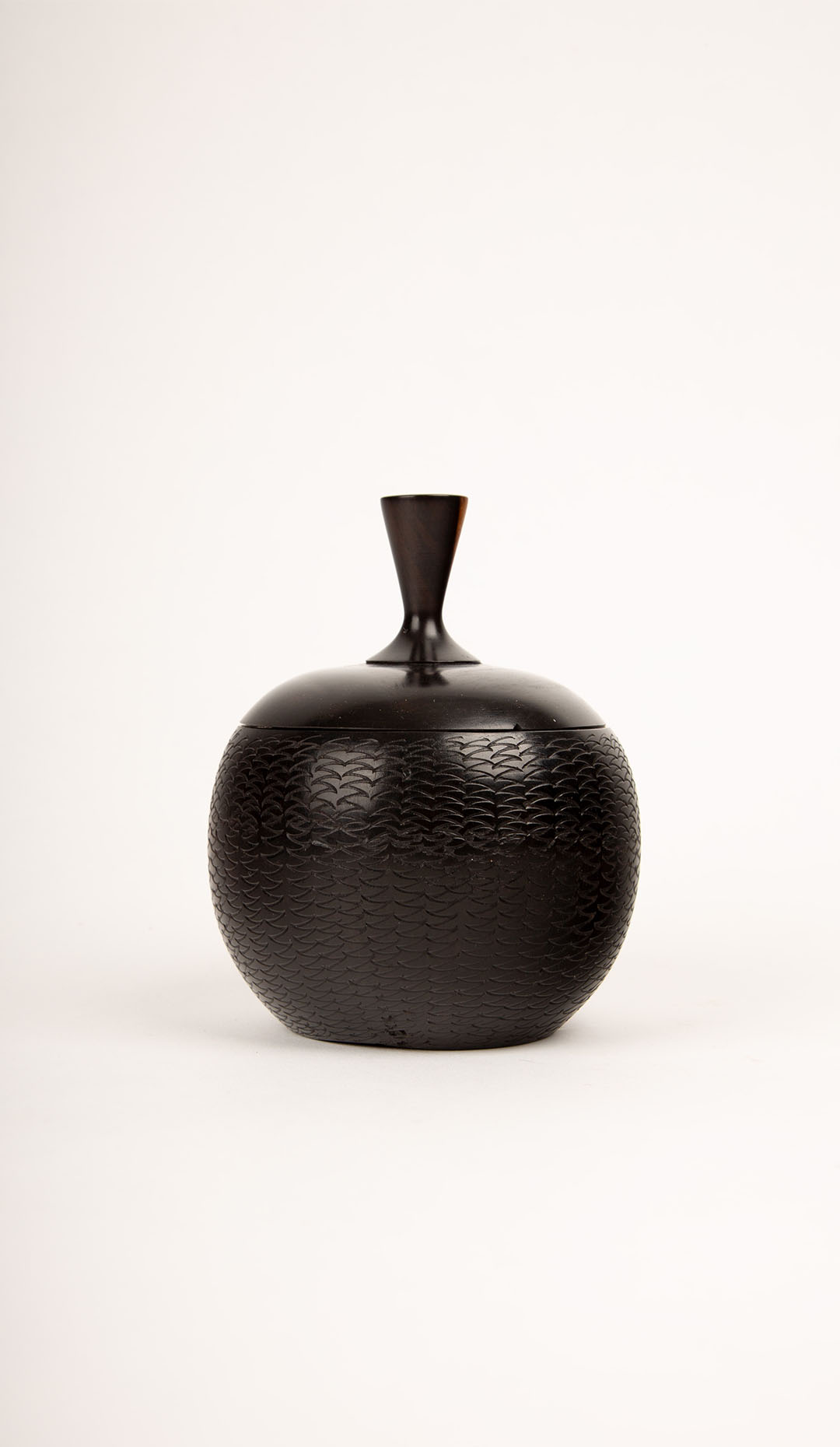 Turned Ebony Vessel