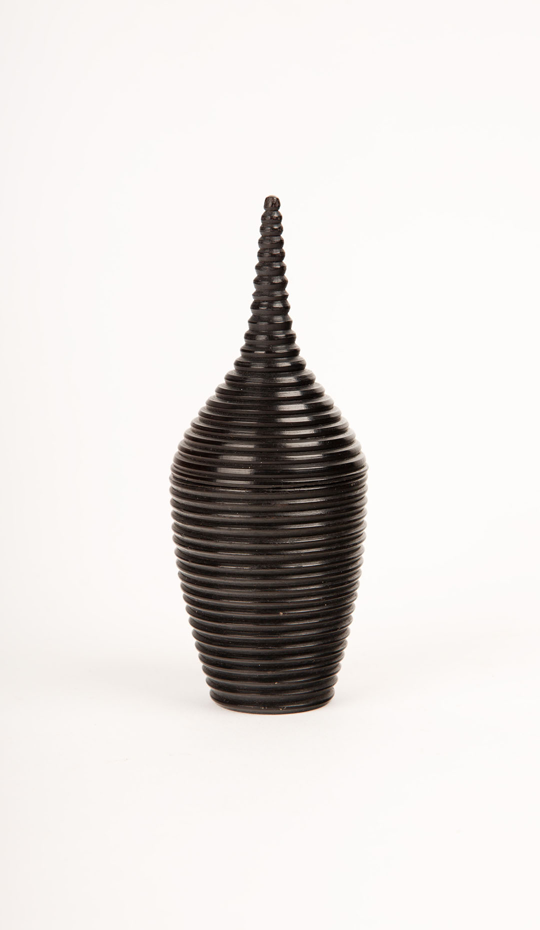 Turned Ebony Vessel