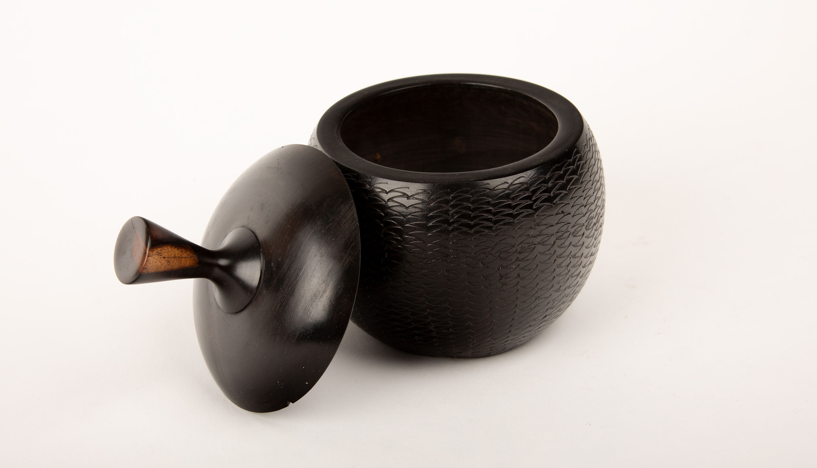 Turned Ebony Vessel