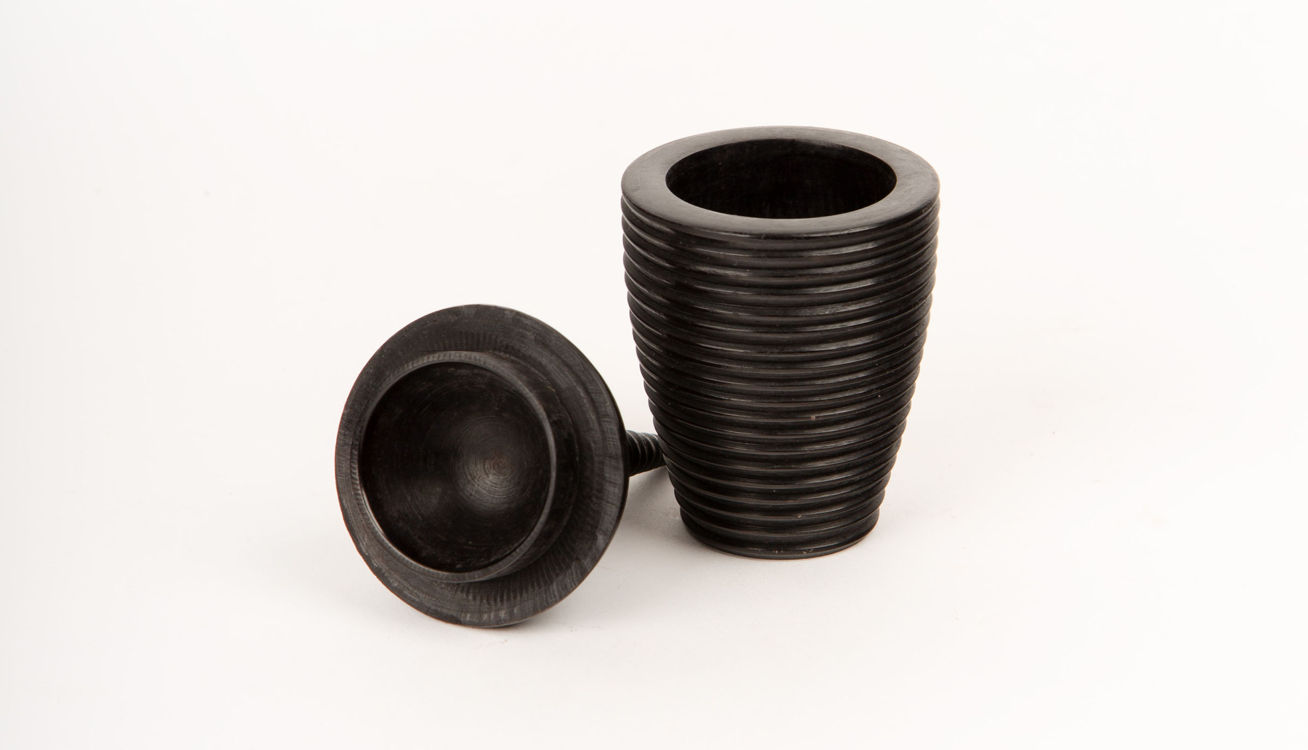 Turned Ebony Vessel