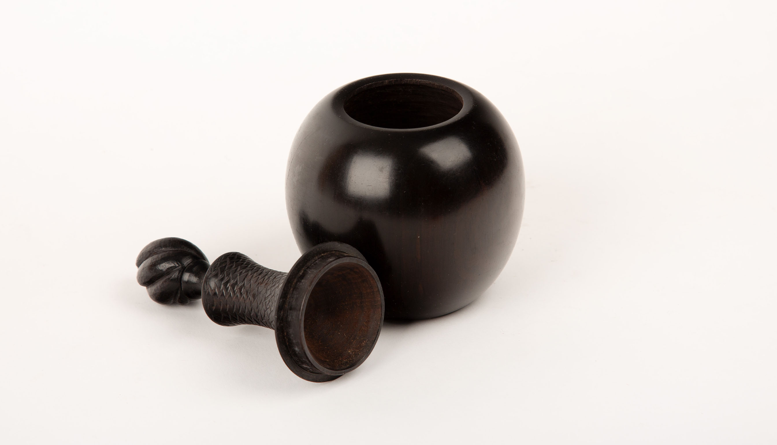 Turned Ebony Vessel