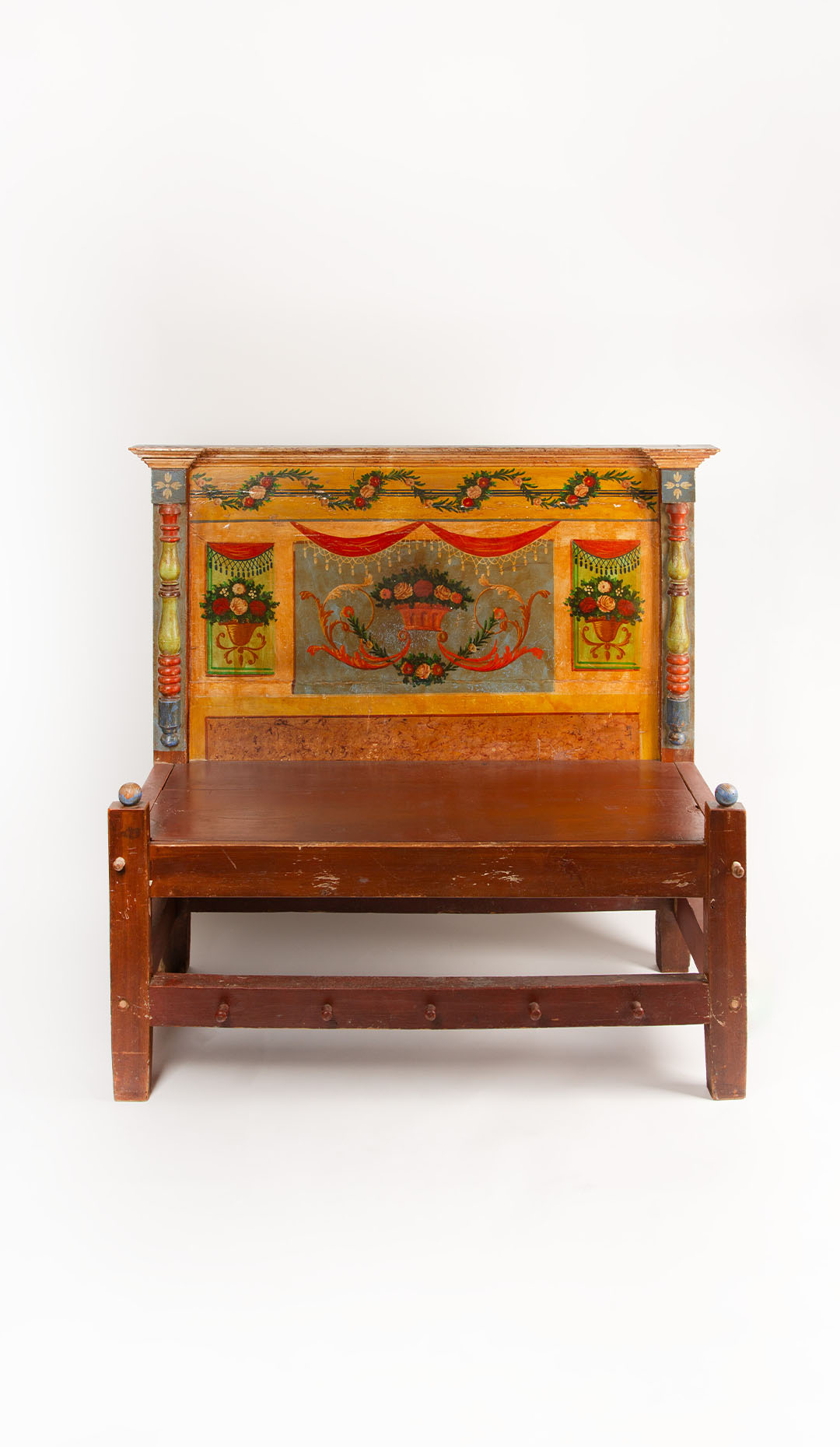 The Painted Garden: 19th-Century Venetian Storybook Bench